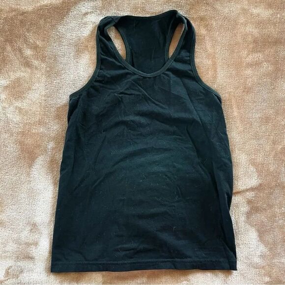 Other - Black Sleeveless Girl’s Top Racerback Athletic Muscle Workout Shirt Size 3XL